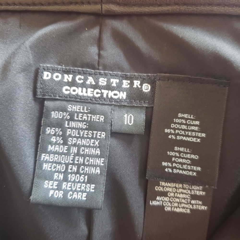 Black LEATHER pants! Soft, gorgeous - Picture 14 of 15